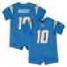 Infant Nike Justin Herbert Powder Blue Los Angeles Chargers Game Romper Jersey