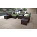 kathy ireland River Brook 12 Piece Outdoor Wicker Patio Furniture Set 12h