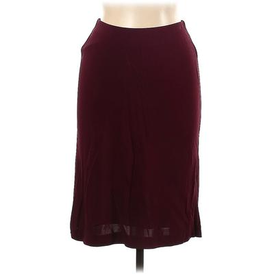 Missoni Casual Skirt: Burgundy Solid Bottoms - Size 42