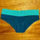 Pink Victoria's Secret Intimates & Sleepwear | Last Chance-Vs Pink Extra Low Rise Lace Waist Hipster Panty | Color: Green | Size: M