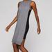 Athleta Dresses | Athleta Merino Midi Dress Sleeveless Gray Black M | Color: Black/Gray | Size: M
