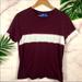 Adidas Tops | Adidas Maroon Glow In The Dark Graphic T Shirt Sm | Color: White | Size: S