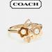 Coach Jewelry | Coach Ring | Color: Gold | Size: 6