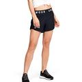 Under Armour - Womens Play Up 5In Shorts, Medium, Black (001)