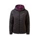 Craghoppers COMPLITE Hooded Womens Packaway & Lightweight Jacket - Black/Potent Plum - 8