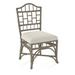 Braxton Culler Chippendale Side Dining Chair Upholstered/Wicker/Rattan in Gray | 40 H x 22 W x 25 D in | Wayfair 970-028/0851-94/STONEHEARTH