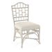 Braxton Culler Chippendale Side Dining Chair Upholstered/Wicker/Rattan in Gray/White/Blue | 40 H x 22 W x 25 D in | Wayfair