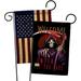 Angeleno Heritage Enter If You Dare 2-Sided Polyester 19 x 13 in. Garden Flag in Black | 18.5 H x 13 W in | Wayfair