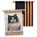 Breeze Decor American Curl 2-Sided Polyester 40 x 28 in. House Flag | 40 H x 28 W in | Wayfair BD-PT-HP-110213-IP-BOAA-D-US20-BD