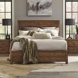 Grain Wood Furniture Montauk Standard 2 - Piece Bedroom Set Wood in Brown/Green/White | King | Wayfair SetMT0611-1N