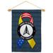 Breeze Decor 2-sided Polyester blend 19 x 13 in. Flag Set | 18.5 H x 13 W in | Wayfair BD-MI-GS-108655-IP-BO-05-D-US21-BD