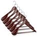Catalano Wide Shoulder Wooden Suit Hangers by Rebrilliant Wood in Brown | 9.25 H x 17.25 W x 2 D in | Wayfair 96406E125B8F470B9441ABF55DF3426E