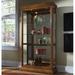 Pulaski Furniture Keepsakes Lighted Curio Cabinet Wood/Glass in Brown/Gray | 80 H x 43 W x 16 D in | Wayfair 20544