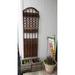 MGP Woven Willow Wood Lattice Panel Trellis Wood in Brown | 72 H x 18 W x 1 D in | Wayfair WS-68