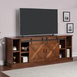 Hungerford 85-inch TV Stand Console for TVs up to 88 inches, No Assembly Required Wood in Brown Laurel Foundry Modern Farmhouse® | 31.5 H in | Wayfair