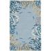Blue/Brown 20 x 0.25 in Area Rug - Beachcrest Home™ Petetia Handmade Looped Area Rug Polyester | 20 W x 0.25 D in | Wayfair