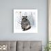 Trinx Cozy Woodland Animal IV by Victoria Borges - Wrapped Canvas Print Canvas in Black/Gray/Green | 30 H x 30 W x 1.25 D in | Wayfair