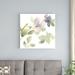 Red Barrel Studio® Sweet Petals & Leaves III by Jennifer Goldberger - Wrapped Canvas Print Canvas in Green/Pink | 30 H x 30 W x 1.25 D in | Wayfair