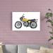 Williston Forge Two Wheels IV by Annie Warren - Wrapped Canvas Print Canvas in Black/Yellow | 20 H x 30 W x 1.25 D in | Wayfair