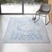 Blue/White 60 x 0.45 in Area Rug - Birch Lane™ Clarktown Oriental Handmade Tufted Wool Pale Blue/Ivory Area Rug Wool | 60 W x 0.45 D in | Wayfair