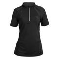 Back On Track Olivia Iontex Short Sleeve 1/4 Zip - S - Black - Smartpak