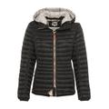 Camel Active Steppjacke Damen schwarz, beige, Gr. 48, Polyamid, Jacken outdoor