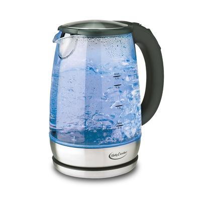 Betty Crocker 1.7 liter cordless tempertaure control glass kettle.