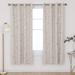 Deconovo Gold Spot Curtain Panel Pair (2 Panel)