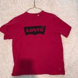 Levi's Shirts & Tops | Boys Youth Levi’s Short Sleeve Tee | Color: Red | Size: Lb