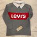 Levi's Shirts & Tops | Boy’s Long Sleeve Collared Shirt By Levi’s, 10-12 | Color: Gray | Size: 10b