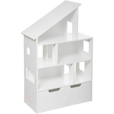 Bücherregal Maison- Rollkästen - weiß h. 104 cm Atmosphera créateur d'intérieur Image