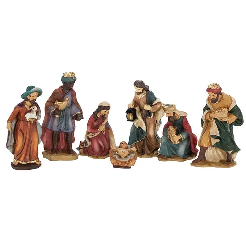 Krippenfiguren aus Polyresin, 3,5 - 9 cm