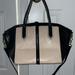 J. Crew Bags | Authentic J.Crew Bag 100% Real Leather | Color: Black/Cream | Size: Os