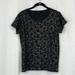 J. Crew Tops | J Crew Women’s Gold Metallic Star T-Shirt Sz L | Color: Gold/Gray | Size: L