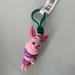 Disney Other | Disney Piglet Winnie The Pooh Keychain Character | Color: Pink/Purple | Size: Osg