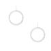 Kate Spade Jewelry | Nwt Kate Spade Pave Rhinestone Hoop Earrings | Color: Silver | Size: Os