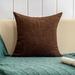 Latitude Run® Naohiko Square Pillow Cover & Insert Polyester/Polyfill blend in Brown | 18 H x 18 W x 5 D in | Wayfair