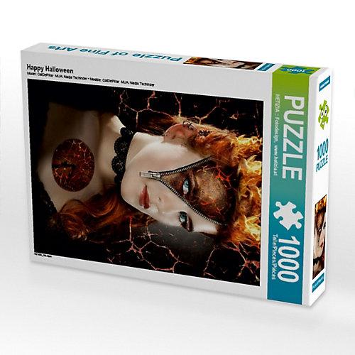 Puzzle CALVENDO Puzzle Happy Halloween - 1000 Teile Foto-Puzzle glückliche Stunden Kinder