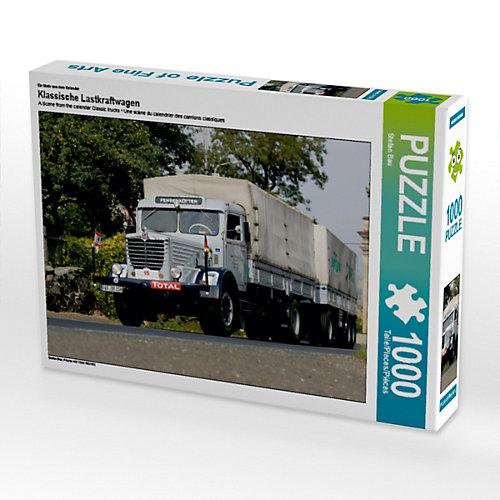 Puzzle CALVENDO Puzzle Klassische Lastkraftwagen - 1000 Teile Foto-Puzzle glückliche Stunden Kinder