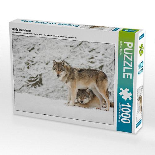 Puzzle Wölfe im Schnee Foto-Puzzle Bild von Wilfried Martin Puzzle