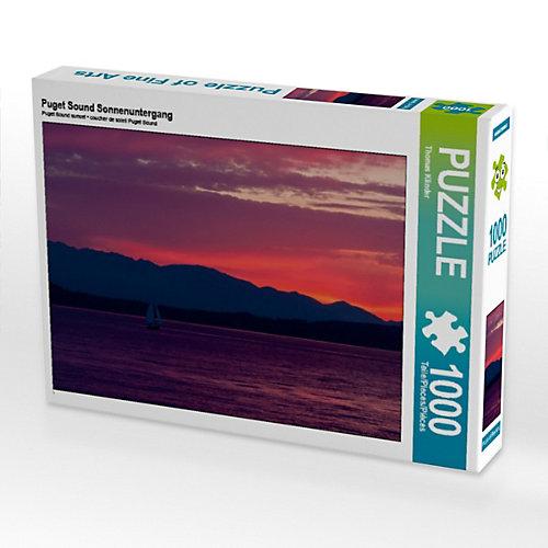 Puzzle Puget Sound Sonnenuntergang Foto-Puzzle Bild von TomKli Puzzle