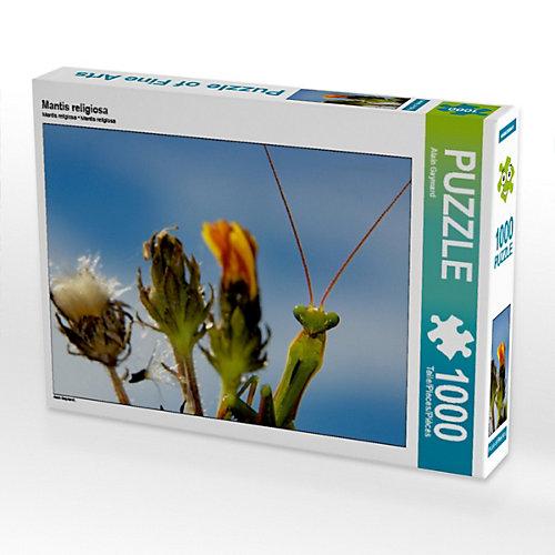 Puzzle CALVENDO Puzzle Mantis religiosa - 1000 Teile Foto-Puzzle glückliche Stunden Kinder