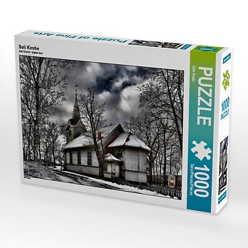 Puzzle CALVENDO Puzzle Soli Kirche - 1000 Teile Foto-Puzzle glückliche Stunden Kinder