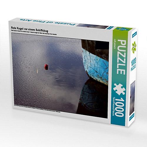 Puzzle Rote Kugel vor einem Schiffsbug Foto-Puzzle Bild von ropo13 Puzzle
