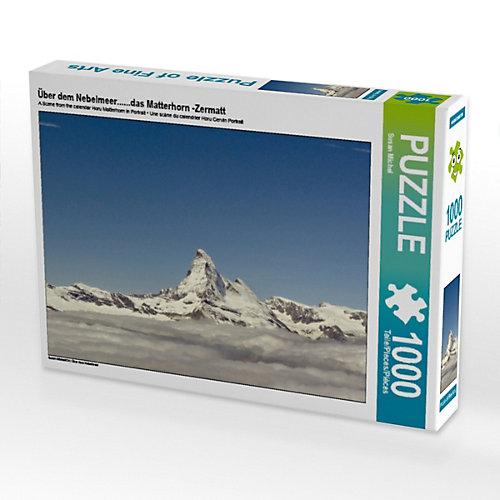 Puzzle Über dem Nebelmeer......das Matterhorn -Zermatt Foto-Puzzle Bild von Susan Michel Puzzle