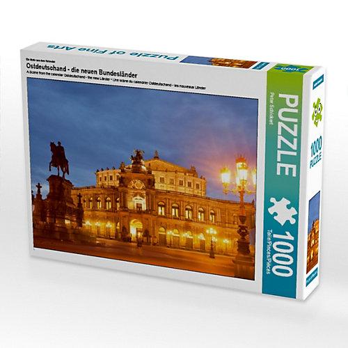 Puzzle CALVENDO Puzzle Ostdeutschand - die neuen Bundesländer - 1000 Teile Foto-Puzzle glückliche Stunden Kinder