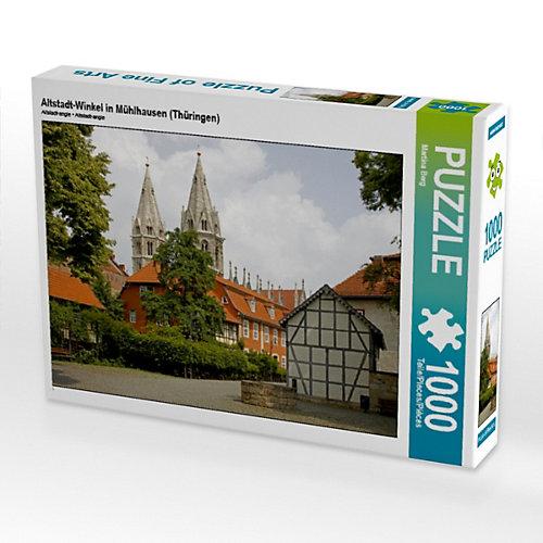 Puzzle Altstadt-Winkel in Mühlhausen (Thüringen) Foto-Puzzle Bild von Martina Berg Puzzle