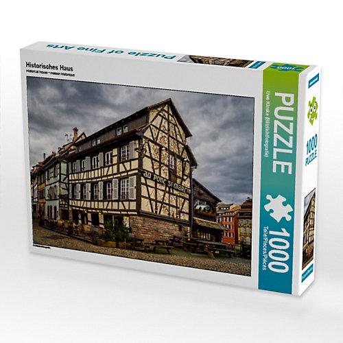 Puzzle CALVENDO Puzzle Historisches Haus - 1000 Teile Foto-Puzzle glückliche Stunden Kinder
