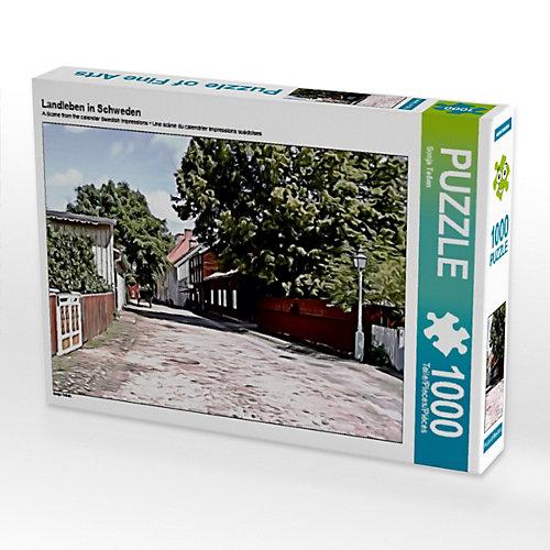 Puzzle CALVENDO Puzzle Landleben in Schweden - 1000 Teile Foto-Puzzle glückliche Stunden Kinder