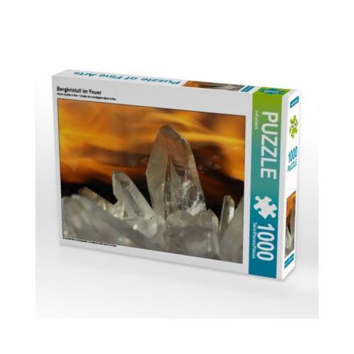 Puzzle CALVENDO Puzzle Bergkristall im Feuer - 1000 Teile Foto-Puzzle glückliche Stunden Kinder